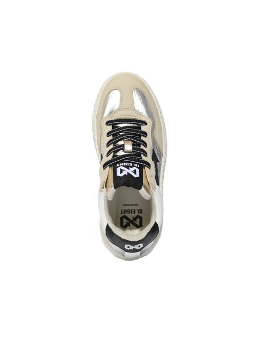 Sneakers Uriduri Silver in materiale riciclato Id. Eight | URI DSILVER